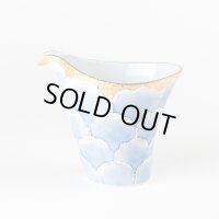 Sake Tokkuri Pitcher Kinno botan Blue peony