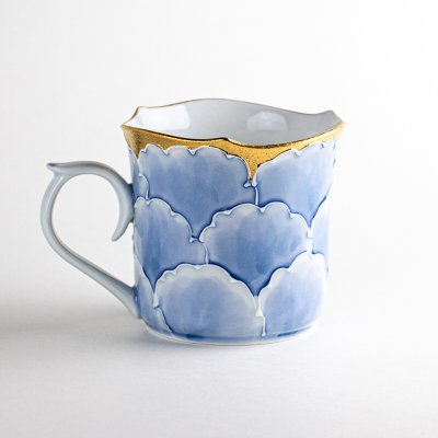 Photo2: Mug Soto dami botan Blue