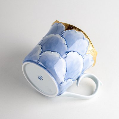 Photo5: Mug Soto dami botan Blue