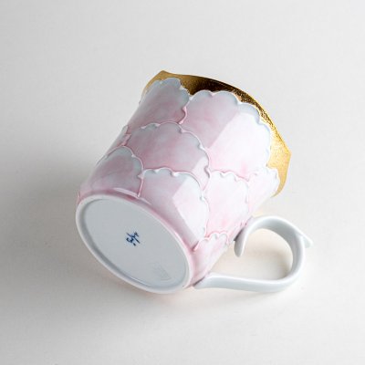 Photo5: Mug Soto dami botan Pink