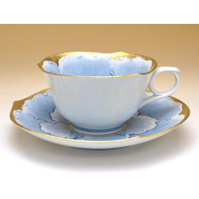 Photo2: Coffee Cup and Saucer Kinnou botan