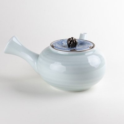 Photo4: Teapot Kyusu Plutinum botan Peony