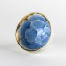 Photo5: Yunomi Tea Cup for Green Tea Gold botan Blue flower inside (5)