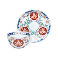 Coffee Cup and Saucer Ko-imari souka