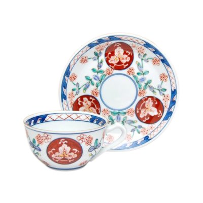 [Made in Japan] Ko-imari souka Cup and saucer