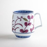 Mug Mugie Maron Barley leaves Pink