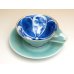 Photo3: Tea Cup and Saucer Seiji wari sansui