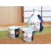 Photo2: Sake set 1 pc Tokkuri bottle and 2 pcs Cups Ko-imari Maru (2)