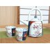 Photo2: Sake set 1 pc Tokkuri bottle and 2 pcs Cups Ko-imari Tetsuki (2)