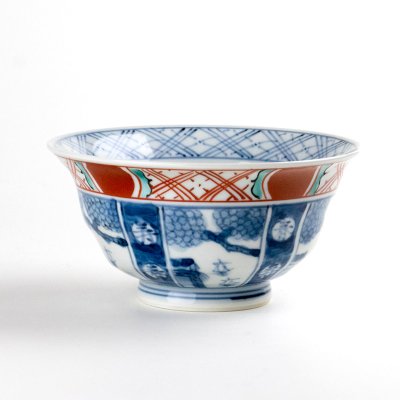 Photo1: Rice Bowl Somenishiki kotobukimon wari sansui