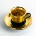 Photo3: Demitasse Cup and Saucer Fuki Gold (3)