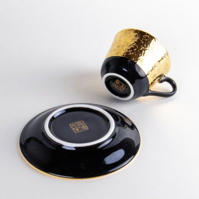 Photo5: Demitasse Cup and Saucer Fuki Gold