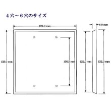Other Images1: Somenishiki fuyou (5 hole) plug socket cover (left 3 / right 2)