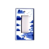 Size standard in Japan Sometsuke sansui Landscape (3 hole)  Size standard in Japan