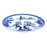 Extra Large Plate (39cm) Sansui Landscape