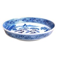 Sansui landscape DORABACHI Large bowl (27.3cm)