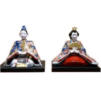 Hina doll Ko-imari style Suwari (Doll displayed at the Girls' Festival)