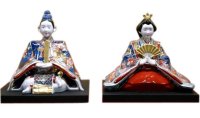 Hina doll Ko-imari style Suwari (Doll displayed at the Girls' Festival)