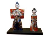 Hina doll Ko-imari style Tachi (Doll displayed at the Girls' Festival)