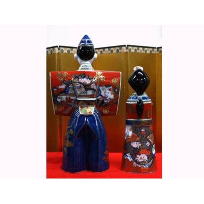 Photo2: Hina doll Ko-imari style Tachi (Doll displayed at the Girls' Festival)