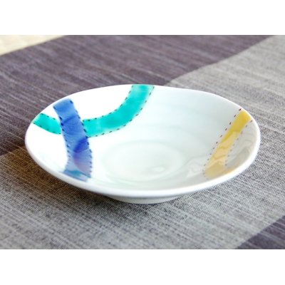 Photo2: Small Plate (10.5cm) Dami tsunagi