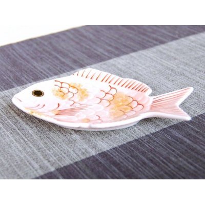 Photo2: Small Plate (13.5cm) Sakura tai Sea bream