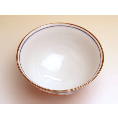 Photo3: Rice Bowl Nabeshima Mt.Fuji (Red)