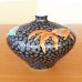 Photo4: Vase Small Tetsuyu kingyo-e Goldfish (4)