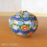 Small Vase Some-Nishiki Kiku Chrysanthemum flower | Fujii Kinsai's work