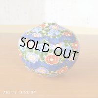 Small Vase Some-Nishiki Kiku Chrysanthemum flower | Fujii Kinsai's work