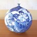 Photo5: Sometsuke Tako-Karakusa Sansui Large Vase by Kinsai Fujii (5)