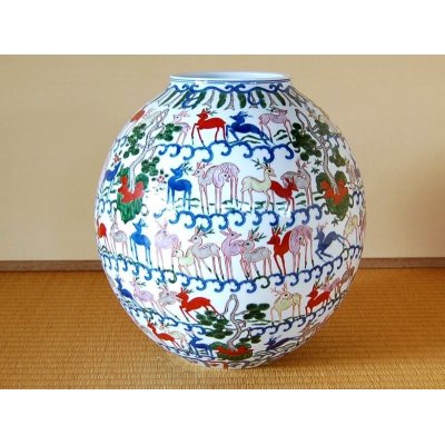 [Made in Japan] Somenishiki shika Vase