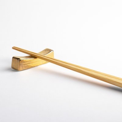 Photo3: Chopstick Rest Gold Kinmaki
