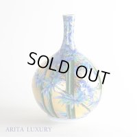 Kinsai Take-Suzume Slender-Neck Vase by Kinryu Kiln