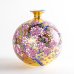 Photo2: Kinsai Sakura and Bird Vase by Kinryu Kiln (2)