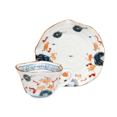 [Made in Japan] Hana manreki Cup and saucer