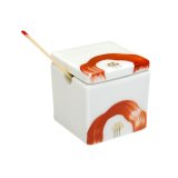 Condiment Container with Bamboo Spoon Omoibana