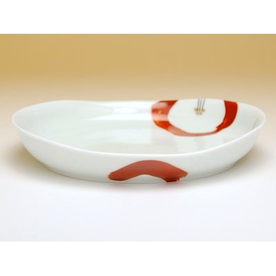 Photo2: Medium Plate (16.7cm) Omoibana