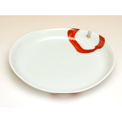 Photo3: Medium Plate (16.7cm) Omoibana