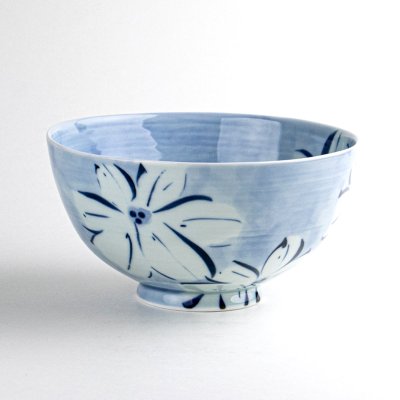 Photo1: Donburi Bowl for Noodles Kamon obi (16cm/6.3in)