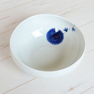 Photo3: Donburi Bowl for Noodles Kaze no uta (18.5cm/7.3in)