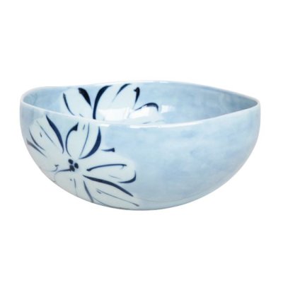 Photo1: Donburi Bowl for Noodles Kamon obi (18.5cm/7.3in)