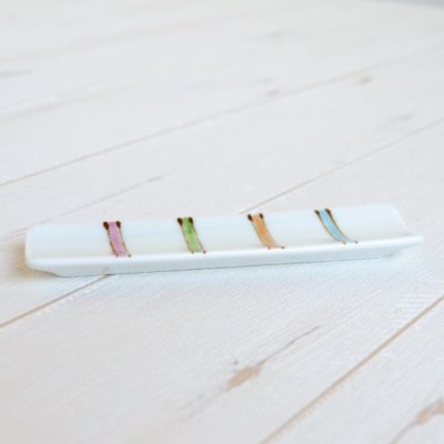 Photo2: Chopstick rest 4 colors Komasuji