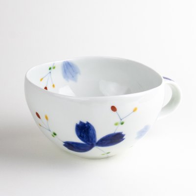 Photo1: Medium Bowl Yume akari Soup Mug (12.5cm/4.9in)