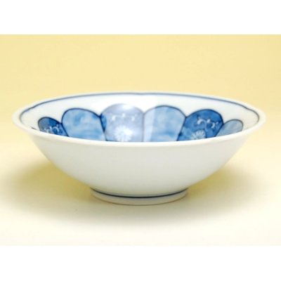 Photo2: Medium Bowl (13.2cm) Kikuwari kogiku-mon