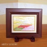 Wall Decoration Mt. Fuji Gold Leaf Large | Tatsuro Ono's  work in Kozan Kiln