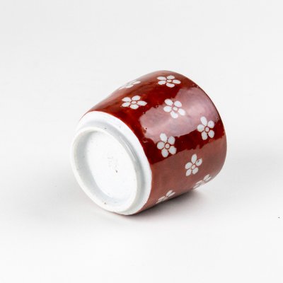 Photo4: Sake Cup Aka noume Red plum blossom (6cm/2.3in)