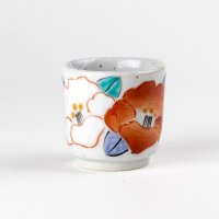 Sake Cup Akae hana Red flower (6cm/2.3in)