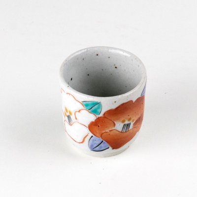 Photo2: Sake Cup Akae hana Red flower (6cm/2.3in)