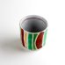 Photo2: Sake Cup Akae tokusa Striped pattern (6cm/2.3in) (2)